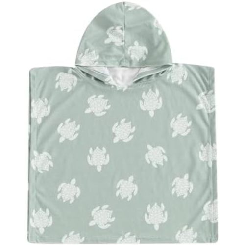 Baby Girls Boys Hooded Terry Beach Swimsuit Cover Up Toddler Baby Pool Bath Poncho Cloak Bathing Suit Cover-Up