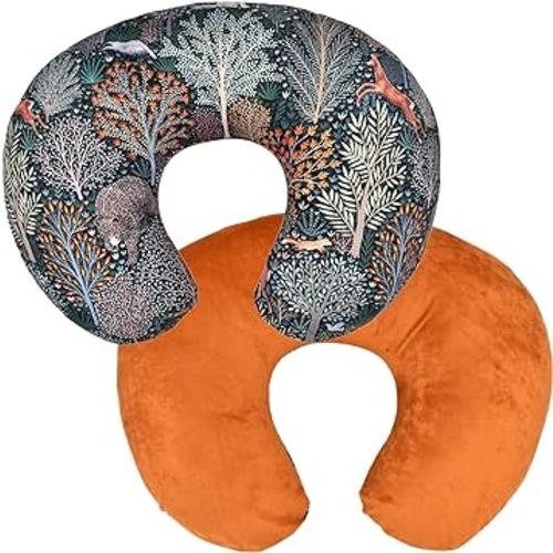 Winmany Baby Nursing Pillow Cover Newborn Removable Breastfeeding Pillowcover Cute Pattern Girls Boys Nursing Pillowcase for Breast and Bottole Feeding