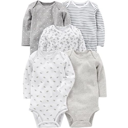 Simple Joys by Carter's unisex-baby 5-pack Long-sleeve Bodysuit