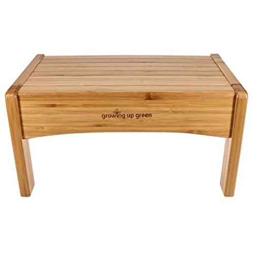 Growing Up Green Bamboo Step Stool