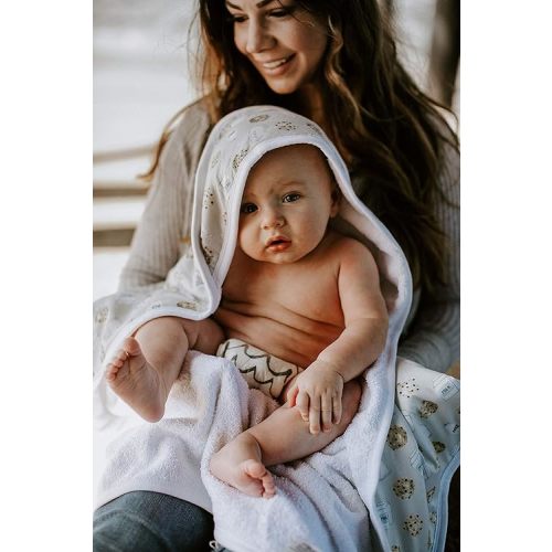 Copper Pearl Hooded Bath Towels Premium Knit/Terry Cloth Baby Towels with Hood, Pockets, and Cool Designs - Great to Gift and Make Bath Time Fun - Baby Bath Towel, Chip