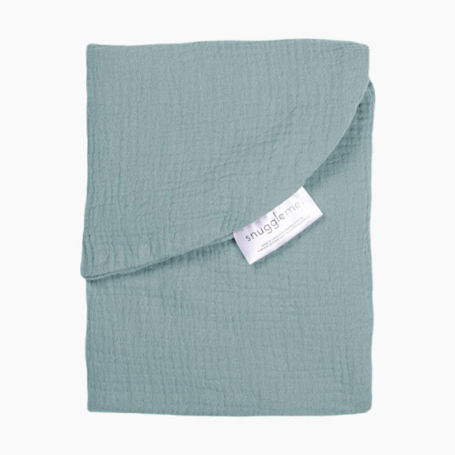 Snuggle Me Organic Lounger Curve Muslin Cover - Slate