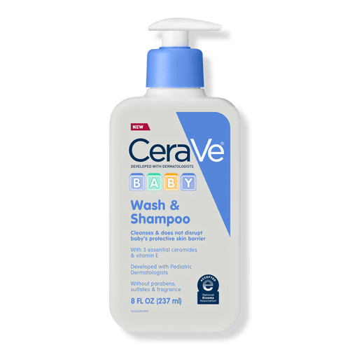 Baby Wash & Shampoo, 2-in-1 Gentle Tear-Free Cleanser for Sensitive Skin & Hair - 8.0 oz