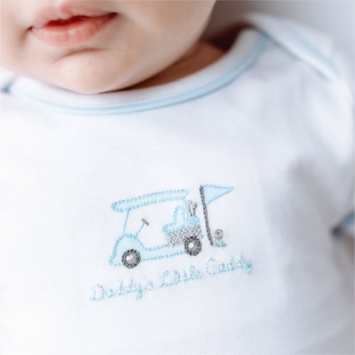 Little Golfer Bodysuit - Light Blue