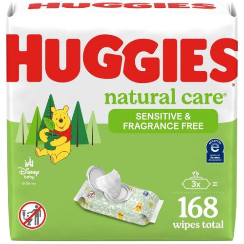 Huggies Natural Care Sensitive Unscented Baby Wipes (Select Count)