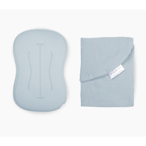 Lounger Curve + Muslin Cover Set | Bluebell