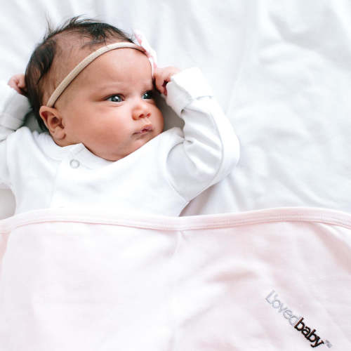 Organic Blanket in Blush – L'ovedbaby