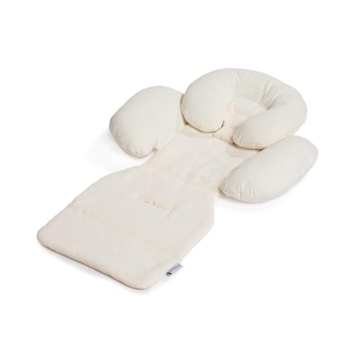 Bumbleride 100% Organic Cotton Infant Insert with Adjustable Head Support, for Sensitive Skin, Compatible with Most Strollers, All Bumbleride Models