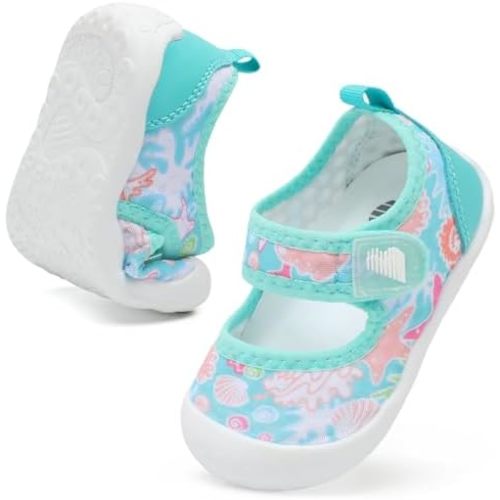 BARERUN Toddler Water Shoes Barefoot Water Shoes for Kids Baby Wide Aqua Socks with Arch Support Quick-Dry Breathable Boys Girls Sandals Walking Shoes for Beach Swim Pool Shoes