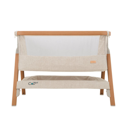Tutti Bambini Cozee Bedside Bassinet in Scandinavian Walnut / Ecru | Wayfair