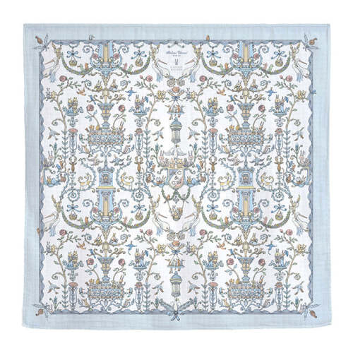 Carré Toile de Jouy Blue - Atelier Choux x Caitlin Wilson Swaddle