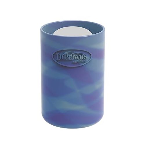 Dr. Brown's Natural Flow Options+ Glass Baby Bottle Sleeves,100% Silicone,4 oz,Narrow,Glow in the Dark