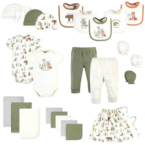 Hudson Baby Unisex Baby Layette Baby Starter Set 25pc