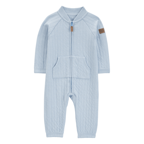 Baby Zip-Up Doubleknit Jumpsuit - Carter's | Carter's