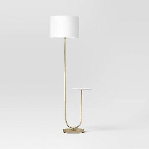 Floor Lamp with Marble Table - Threshold