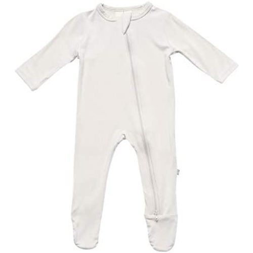 KYTE BABY Unisex Zipper Closure Footies, Rayon Made From Bamboo, 0-24 Months
