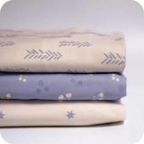 Cradlewise Printed Fitted Sheet - Set of 3 - Lavender Love