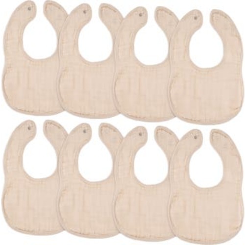 Muslin Bibs - Pack of 8