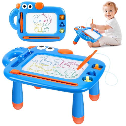 Sytle-Carry Magnetic Drawing Board, Learning Toys for 1-3 Year Old Boys Girls, Reusable Birthday Gifts