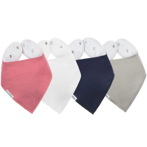 Jude Organic Bandana Bib 4-Pack