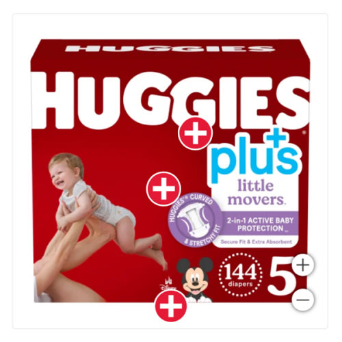 Huggies Plus Diapers Sizes 3 - 7