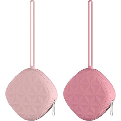 Silicone Pacifier Case for Diaper Bag, Newborn Baby Pacifier Holder Case For Boys & Girls (Color 2)