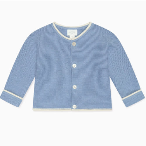 Garter Stitch Knitted Cardigan | Organic Cotton Kids Clothing | MORI US