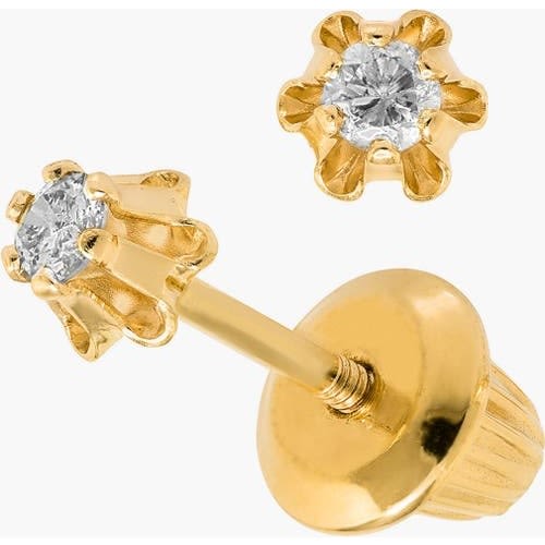 14k Gold & Diamond Earrings