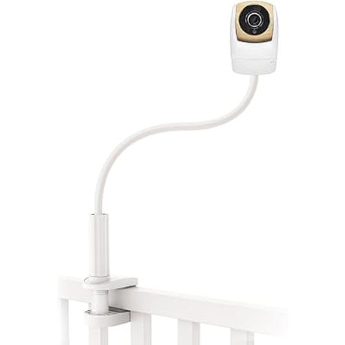 GUSGU Sturdy Baby Monitor Camera Mount Compatible with Wyze Cam Pan V3 & Wyze Cam V4/V3, Arlo Cam, Flexible Camera Holder for V-tech VM901/VM919HD and other Baby Camera with 1/4 Thread, 34in Length