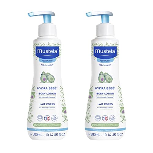Mustela Hydra Bebe Body Lotion - Daily Moisturizing Baby Lotion with Natural Avocado, Jojoba & Sunflower Oil – Various Sizes