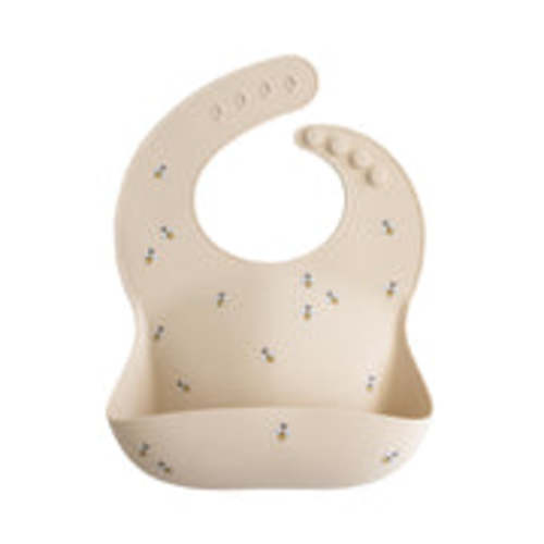 Mushie Silicone Baby Bib (Bees)