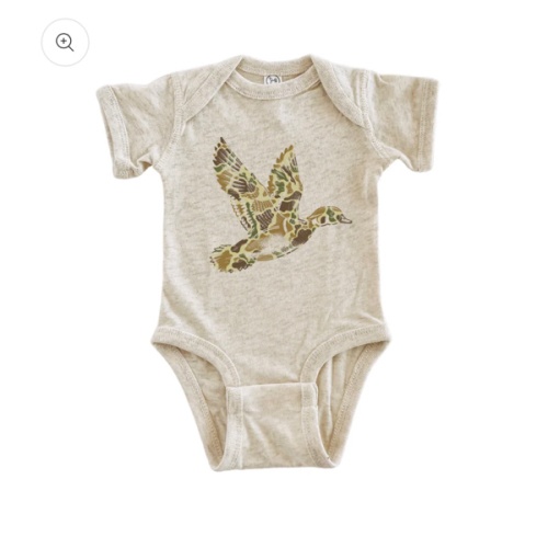 Distressed Camo Duck Onesie – Little Southern Brand