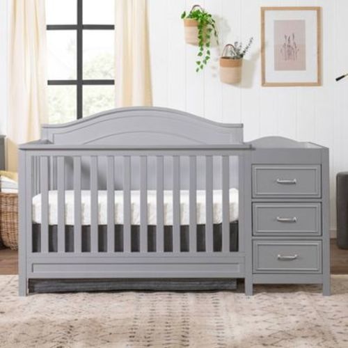 DaVinci Charlie 4-in-1 Convertible Crib & Changer - Gray