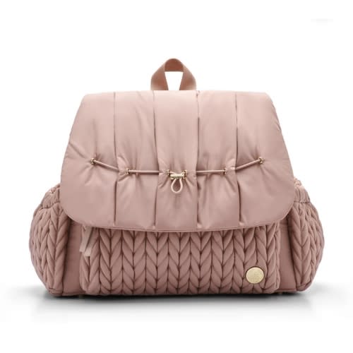 Levy Backpack Diaper Bag- Dusty Rose