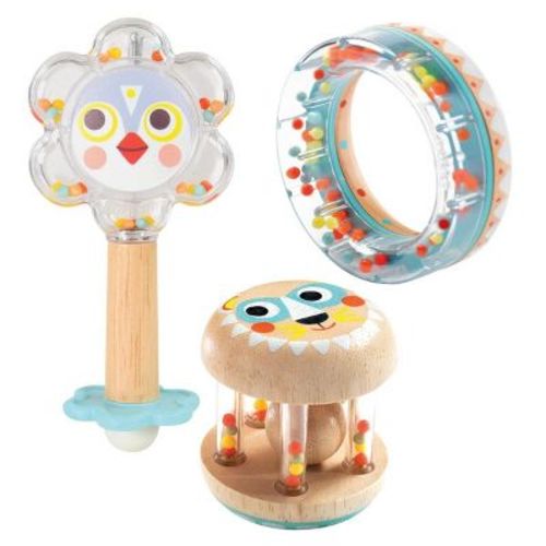Djeco Soft Sounds Shakers - Set of 3