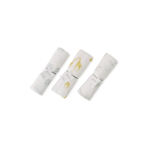 3-Pack Organic Cotton Swaddles