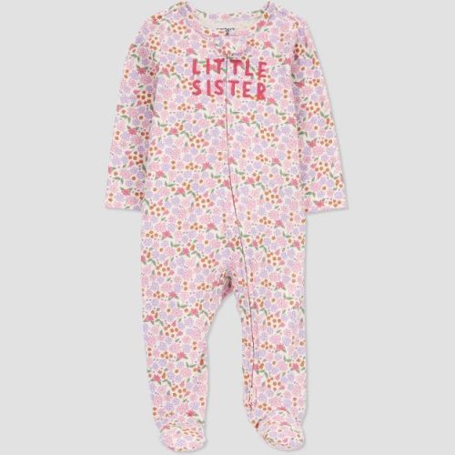 Carter's Just One You® Baby Girls' Floral Little Sister Sleep N' Play - Pink
