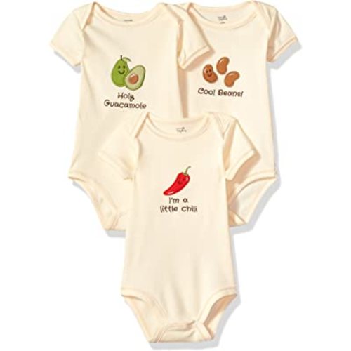Touched by Nature Unisex Baby Organic Cotton Bodysuits