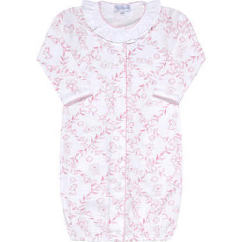 Pink Bears Trellace Converter Gown,Pink