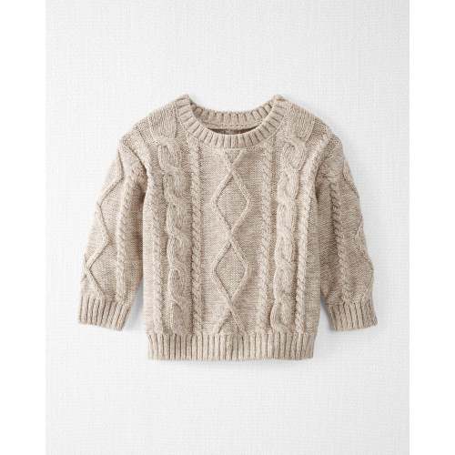 Baby Organic Cotton Cable Knit Sweater in Toasted Wheat
- Little Planet | Carter's