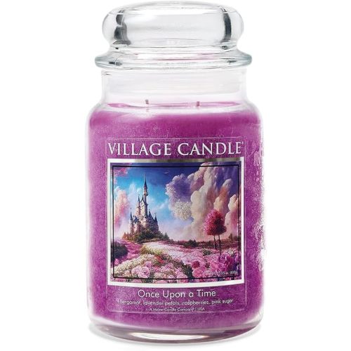 Village Candle Once Upon A Time, Large Glass Apothecary Jar, Scented Candle, 21.25 Oz