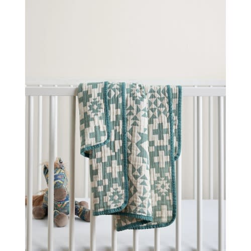 BLUE RIDGE ORGANIC COTTON BABY BLANKET