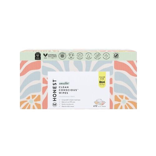 The Honest Company Plant-based Baby Wipes Made With Over 99% Water - Sunburst - 864ct