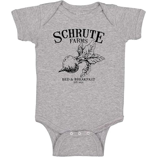 Beet Farms Funny Baby One Piece Cute Bodysuit Office Romper