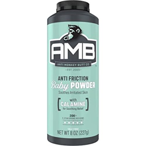 Anti Monkey Butt Baby Powder, Cornstarch Baby Powder Prevents Diaper Rash, Talc-Free Hypoallergenic Formula with Calamine, Anti Chafing and Anti Itch, HSA/FSA Approved, 8 oz
