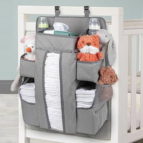 Mr. Pen- Hanging Diaper Caddy Organizer, Diaper Organizer Hanging Diaper Organizer for Changing Table, Bassinet Caddy, Crib Organizer Hanging for Crib, Diaper Holder Organizer, Diaper Organizer Caddy