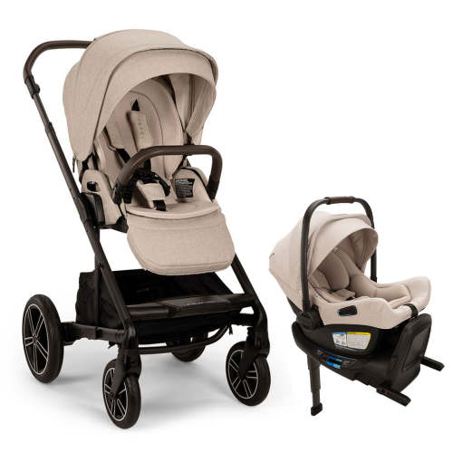 MIXX Next Stroller + PIPA Series Travel System - Biscotti / PIPA rx Aire / Biscotti