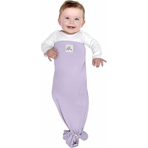 The Ollie Swaddle - Helps to Reduce The Moro (Startle) Reflex - Made from a Custom Designed Moisture-Wicking Material - Lavender