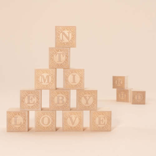 Uncle Goose Uppercase Alphablank Blocks
