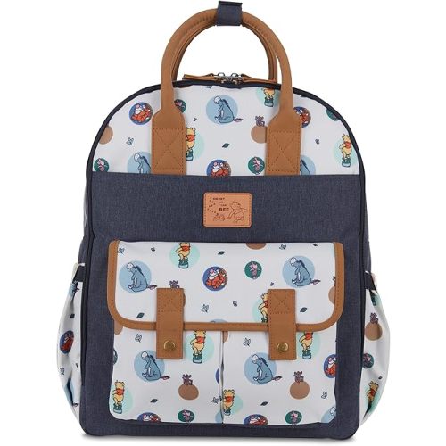 Disney Baby Diaper Bag, Winnie The Pooh Double Hnadle, Backpack